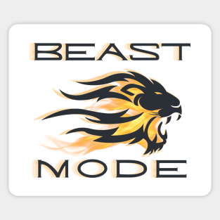 Beast Mode Lion Sticker